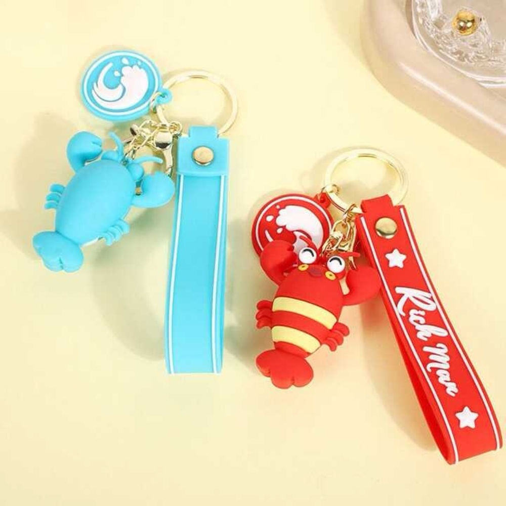 Blue Lobster Keychain - Picture 6 of 7